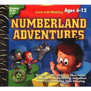 Numberland Adventures (Ages 6-12) (PC-CD, 2001) Windows - NEW in Jewel Case